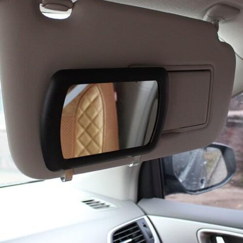 Car Sun Visor Mirror Car Portable Cosmetic Mirror Sun-shading Mirror Automobile Make Up Mirror