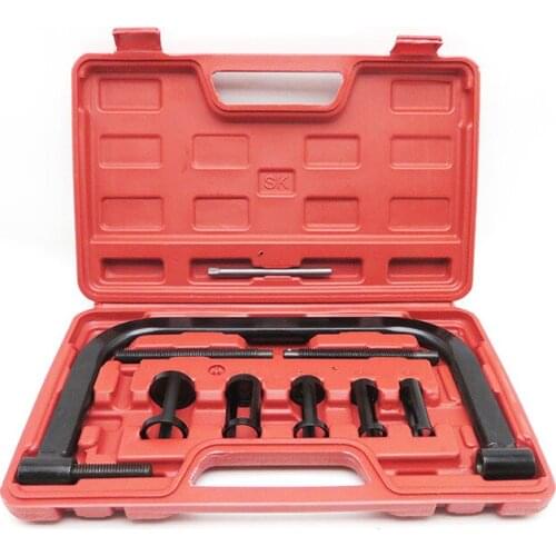 Car Engine Cylinder Head Valve Spring Compressor Remove Install Tool Clamp Set ATVs Installer Removal Tool Motorcycle