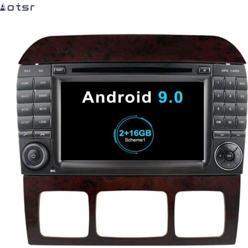 Aotsr Android 9.0 Car GPS navigation DVD Player For Mercedes Benz S Class W215 W220 S320 S400 S420 recorder navigation stereo