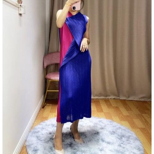 Changpleat Summer Dresses With Buttons