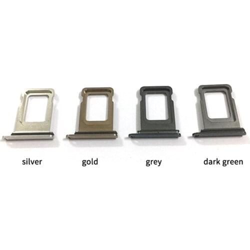 10PCS Sim Tray Holder For Apple IPhone 11 Pro / 11 Pro Max SIM Card Tray Slot Holder Adapter Socket Repair Parts