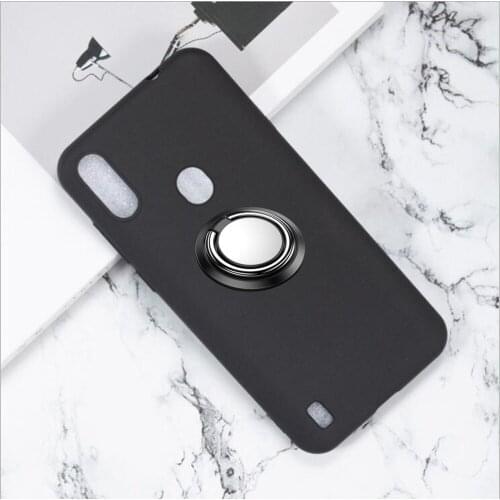 For Blackview A80 A60 Pro Case Cover Finger Ring Slim Skin Coque For Blackview a60 Plus Case Metal Car Magnetic Holder Cover