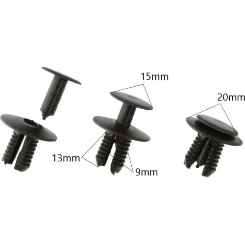 Door Trim Panel Fender Retainer Bumper Clips for BMW 51471911992 Pack of 30