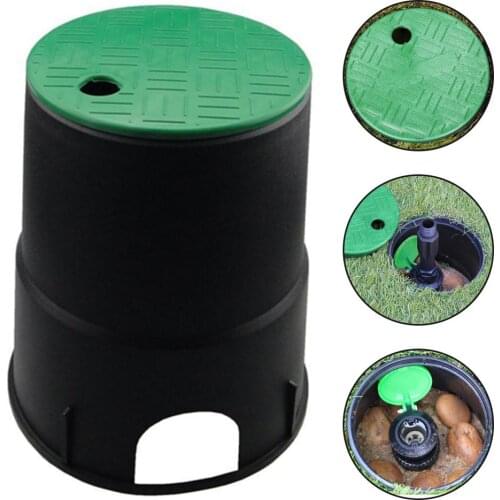 6 Inch Garden Lawn Underground Valve Cap Sprinkler Watering Valve Cover Lid Box Replace traditional brick valve well, durable