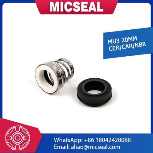 MU3 - 20MM Mechanical Seal - CER/CAR/NBR