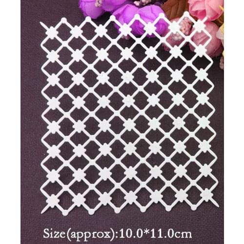 Lattice Flower Pad Background Metal Die Cutting Scrapbooking Crafts Punch New 2021 Stencil Embossing Card Making Template
