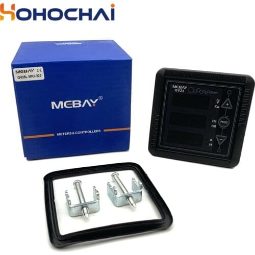 Multifunction Digital Meter GV25 MK2 Generator AC Voltage Frequency Current Gauge Meter GV25