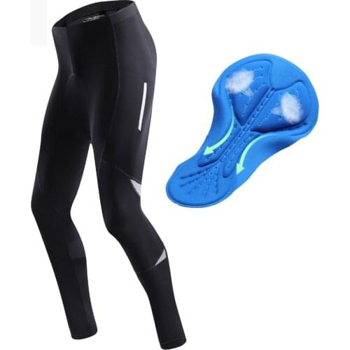 MTB Bike Men Cycling Tights Quick Dry Bicycle Pants 3D Gel Padded Cycling Leggings Elastic Outdoor Cyclist Riding Pants