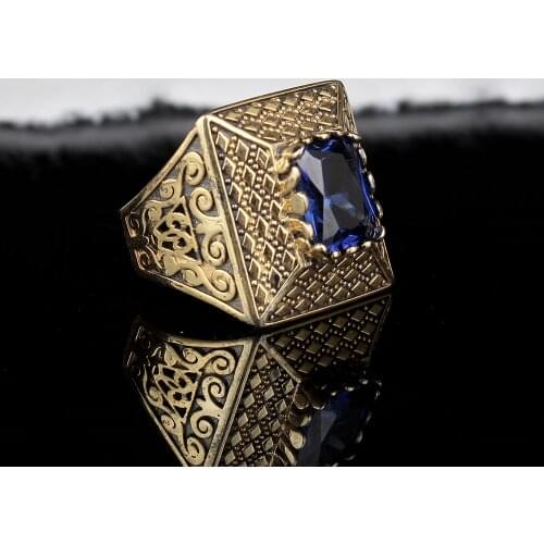 Handmade Mens Silver Tanzanite Ring, Man 925 Silver Ring, TurquazJewelryArt Silver Handmade Rectangular Tanzanite Ring