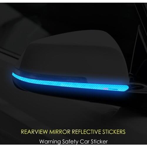 2PCS Car Sticker Reflective Tape Mark Decal Car Styling Anti-collision Side Rearview Mirror For BMW 1/2/3 series GT4 series X1
