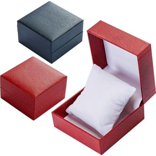 Wholesale Cardboard Watch Case Fashion Red/Black Color Watch Storage Case Jewelry Box Gift Box Watch Display Holder W484