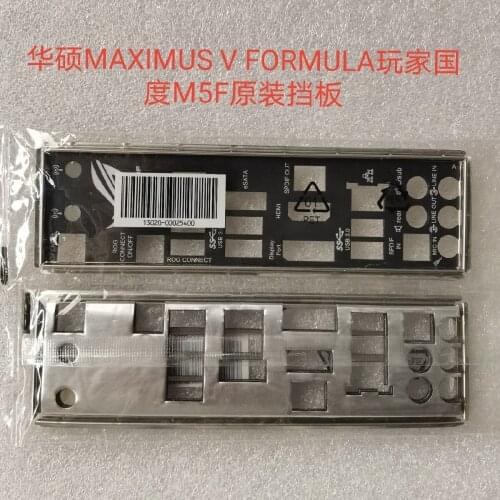 Original IO I/O Shield BackPlate Blende Bracket For Asus MAXIMUS V FORMULA M5F
