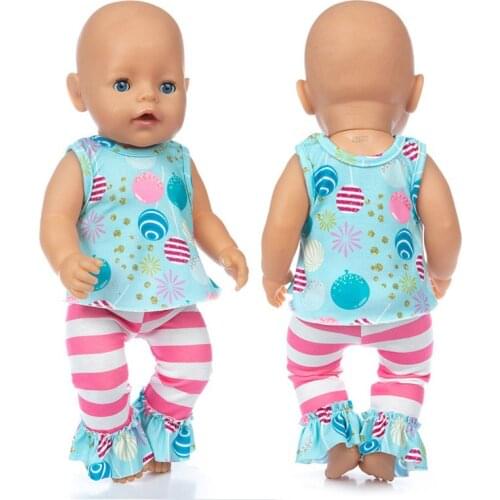Hot Suit Doll Clothes Fit 17 inch 43cm Doll Clothes Born Babies Doll Clothes For Baby Birthday Festival Gift