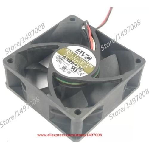 AVC C7025B12MA DC 12V 0.20A 70x70x25mm Server Cooling Fan