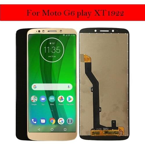 LCD Screen For Motorola Moto G6 Play LCD Display for Moto XT1922 Touch Screen Digitizer Screen Assembly Replacement for Moto G6