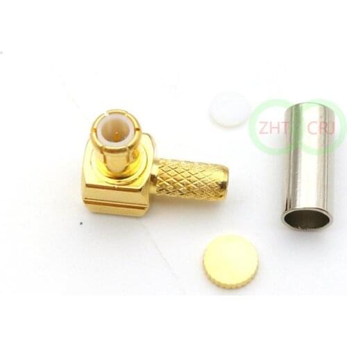 1000pcs mcx right angle for RG188 RG174 RG316 Cable connector