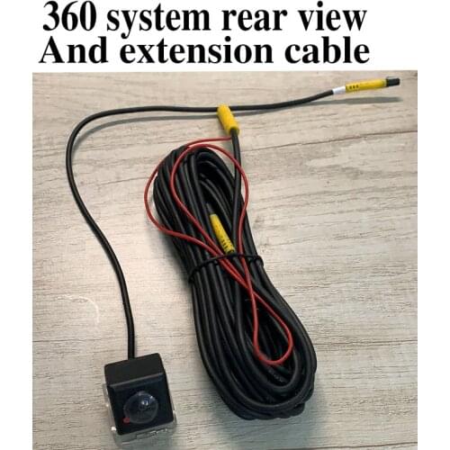 360 BirdView Panorama Rear view Camera Extension cable Car Replacement of accessories