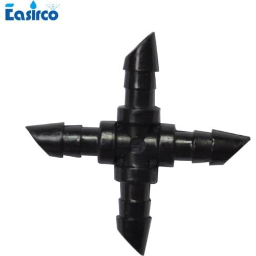 50pcs/pack)1/4 in. Barb cross Connectors ,free shipping