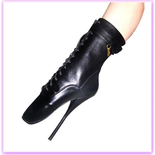 7.09in High Height Sex Ballet Boots Party Boots Stiletto Heel SM Ankle Boots US Size 6-14 No.13303