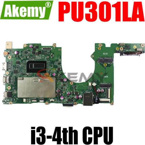 Akemy PU301LA MB._0M/I3-4010U/AS 90NB03C0-R01100 motherboard For Asus PU301L PU301LA Laptop motherboard Mainboard Rev 2.0