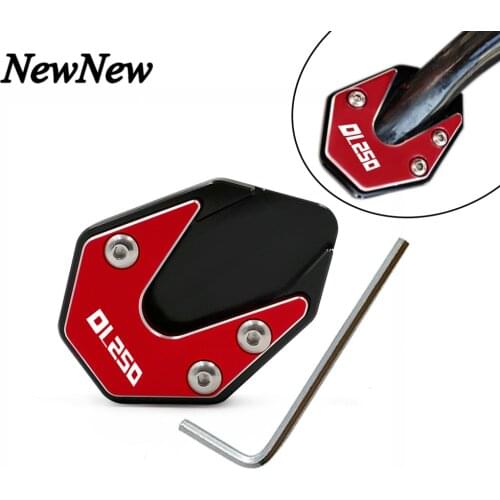 Motorcycle Foot Side Stand Enlarger Plate Pad Kickstand Enlarge Extension For Suzuki GSX250R DL250 GW250/S/F SRMAX250 SR-MAX300
