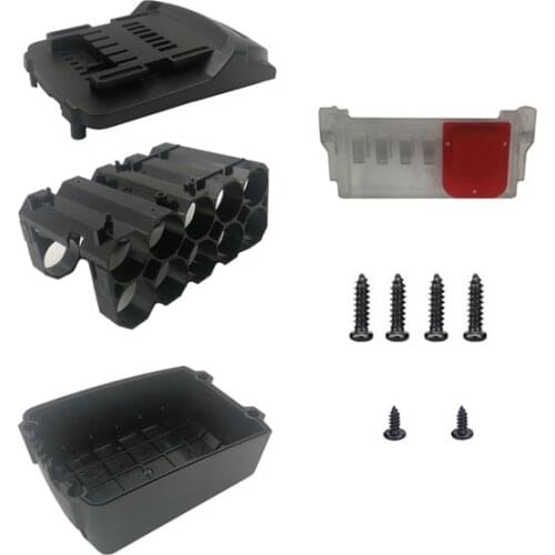 ABSF Li-Ion Battery Case (No Battery Cell ) Battery Storage Box for Metabo 18V 6.0Ah 3Ah Lithium Battery Shell
