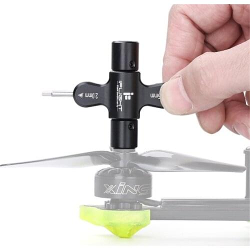 IFlight M3 M5 Quad Wrench with Built in One Way Bearing Tool Bearing Quick Release Sleeve Maintenance Tool for FPV Racing Drone