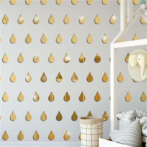 Raindrop Wall Sticker For Kids Room Baby Girl Room Decorative Stickers Nursery Bedroom Wall Decal Stickers Home Decor