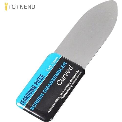 Mobile Phone Curved LCD Screen Spudger Opening Pry Card Tools Ultra Thin Flexible Mobile Phone Disassemble Steel Metal