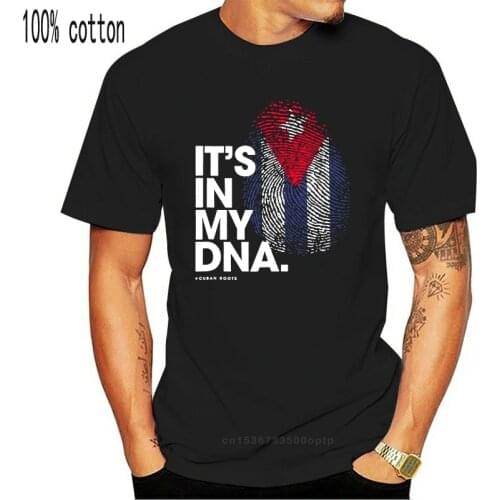 Men T Shirt Its In My Dna Cuba Flag Shirt Cuban Root Women tshirt