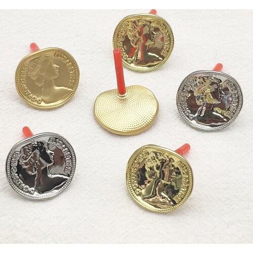 New arrival! 50pcs Zinc Alloy Round Earring Accessories Connectors Handmade Earring DIY Parts Jewelry Findings & Components