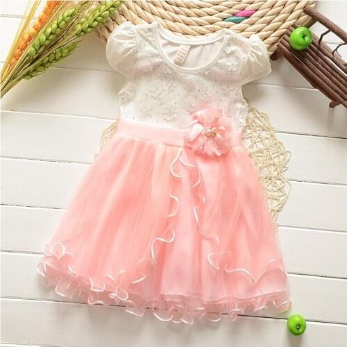 Girl Dress Baby Kids Clothes 2015 New Fashion High Quality Cotton Children Clothing Girls Lace Princess Dress