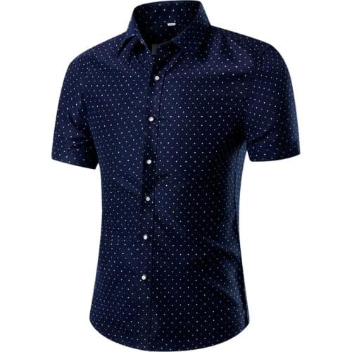 Single-Breasted Square Collar Short-Sleeved Floral Shirt Men Large Size Summer Shirt 11 Colors To Choose Male Tops 4XL 5XL