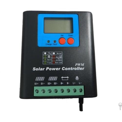 PWM 50A 110V auto Solar Controller Battery Charge Controller Home Solar system indoor use