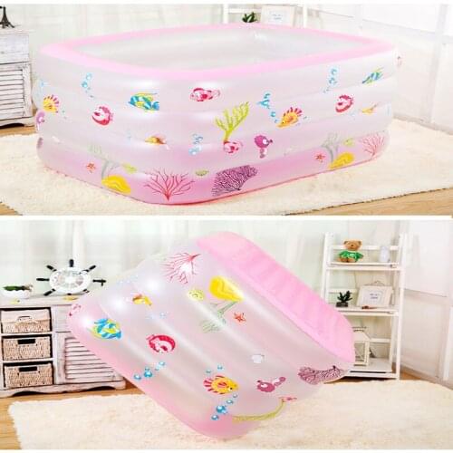 High Quality Childrens Home Use Swimming Pool Large Size Inflatable Square Paddling Pool Heat Preservation Kids inflatable Pool