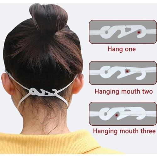 Mask Protective Holder Third Gear Adjustable Non-slip Mask Ear Grips Extension Hook Face Masks Buckle Holder Home Accessories