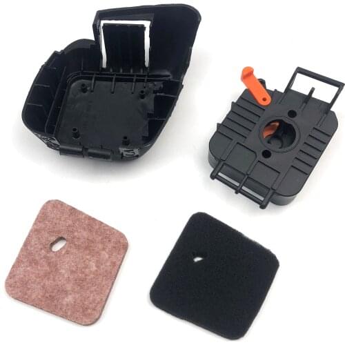 1 set Air Filter For ​Stihl FS55 HS45 FS45 FS46 FS55R Air Filter Cover Housing Assy Pad 42281402852 OEM Air Filters Dropshipping