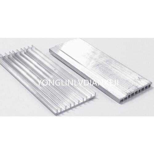 2PCS Display card chip heat sink 40X5-100 mm ultra thin heat sink LED heat sink aluminum heat sink aluminum profile