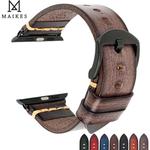 2020 New Genuine Leather Watch Accessories For Apple Watch Bands 42mm 44mm & Apple Watch Strap 38mm 40mm Replacement Bracelets