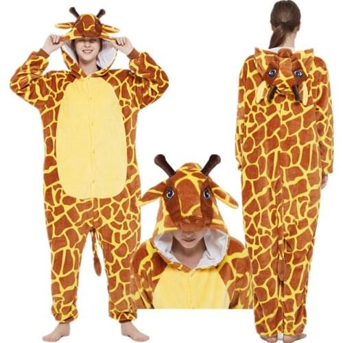 2021 Warm Fleece Fluffy Adult Sleepwear One Piece Pajamas Male Jumpsuits Hooded Onesies For Adult Men EUR Size S-XL