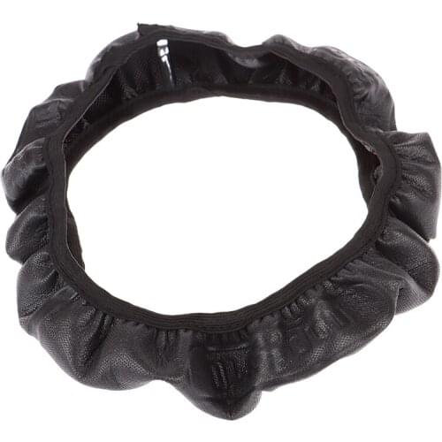 38cm Universal Reflective PU Leather Steering-Wheel China Dragon Design Fashion Sports Style Car Steering Wheel Covers