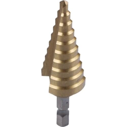 4-22MM HSS 4241 Hex Titanium Cone Drill Bit Hole Cutter For Sheet Metal