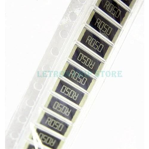 50pcs 2512 SMD Chip resistor 1W 1% 0.01 0.015 0.02 0.03 0.04 0.05 0.1 0.12 0.22 0.4 0.47 0.5 0.51 0.62 0.68 0.75 0.82 0.91 OHM