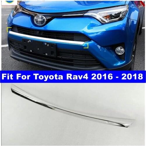 Accessories Car-styling Front Face Under Bumper Sill Protection Panel Cover Trim 1 Pcs Fit For TOYOTA RAV4 RAV 4 2016 2017 2018