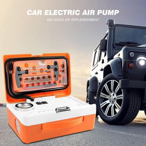 Car Air Pump Electric Automatic High-pressure Air Compressor