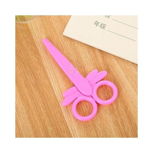 Environmental safety plastic scissors childrens paper-cutting manual cutting puzzle multifunctional scissors