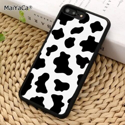 MaiYaCa Moo Moo cow spots Phone Case Cover for iPhones 5 SE 6 6s 7 8 X XR XS 11 12 Pro max samsung galaxy S6 S7 S8 S9 S10 Plus
