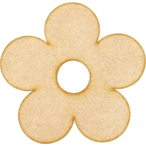 Flower Blank Plant MDF Craft Shapes Wooden Blank Decor Embellishment Daisy Love