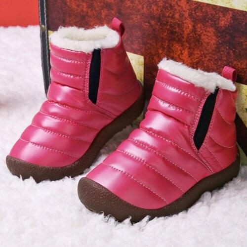 Kids Shoes Boys Girls Winter Boots Non-slip Soft Soled Shoes Baby Sneakers Warm Shoes Fashionable Shoes for Kids