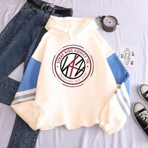 Harajuku Kpop Stray Kids Hooded Sweatshirt Fashion Korean Style Albumn Oversize Itself Winter Casual Long Sleeve Hoodies Women